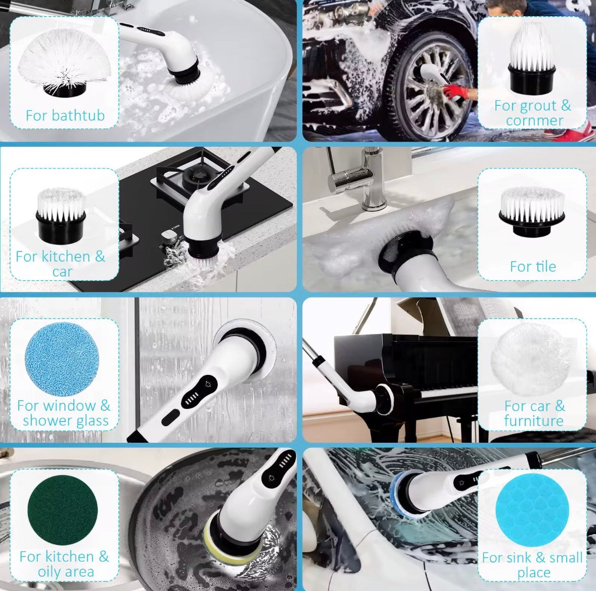 Brosse de nettoyage électrique ⚡️